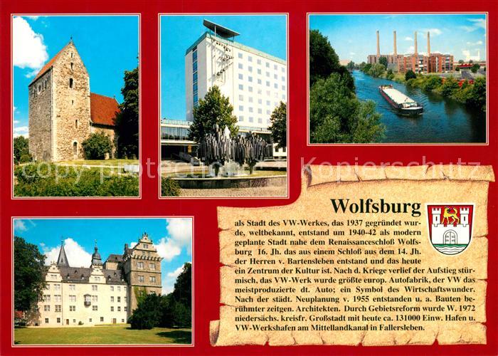 Wolfsburg Annen Kirche Rathaus VW Werk Schloss