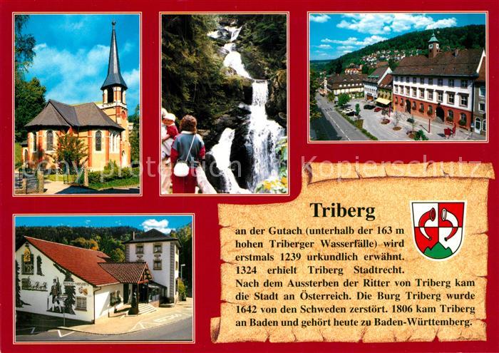 Triberg Schwarzwald Rathaus Kirche Schwarzwaldmuseum