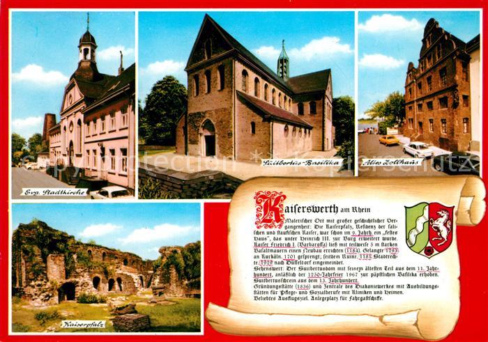 Kaiserwerth Stadtkirche Kaiserpfalz Zollhaus