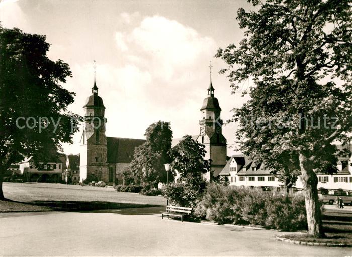 FREUDENSTADT BW Marktplatz Stadtkirche