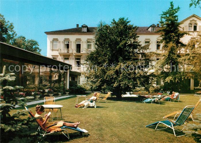 Kissingen Bad Kurhotel Ballinghaus Liegewiese