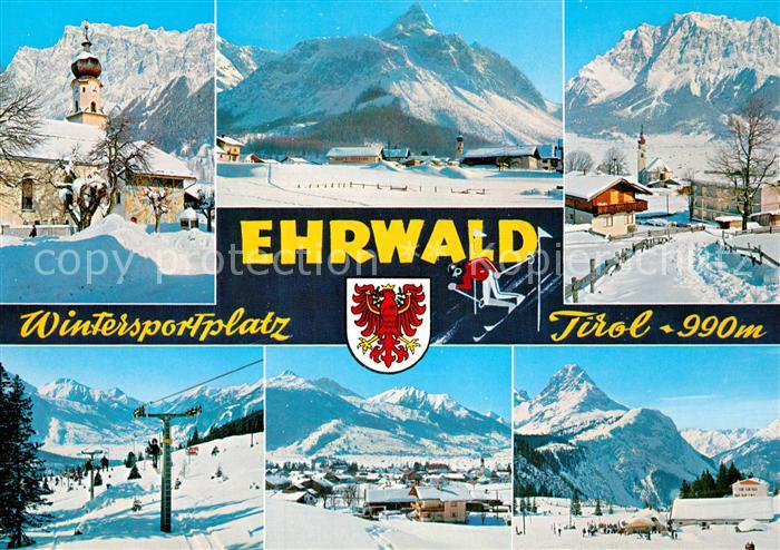 Ehrwald Tirol Kirche Winterlandschaften