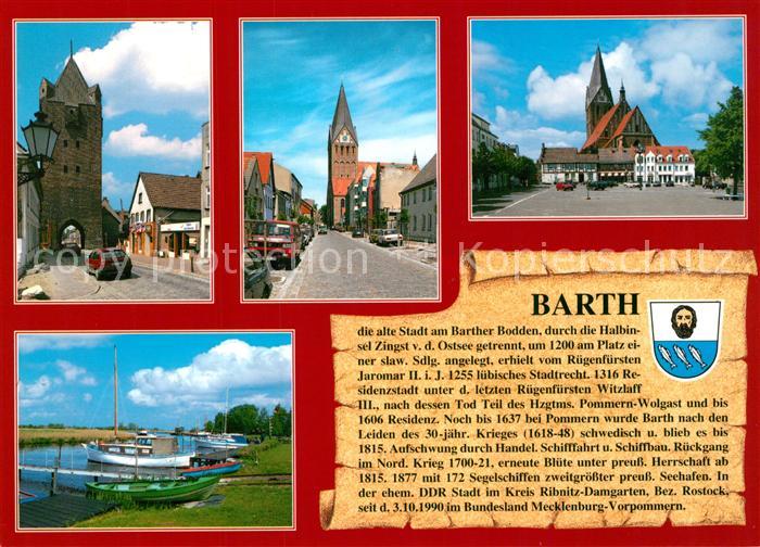 Barth Marktplatz Marienkirche Seglerhafen Dammtor