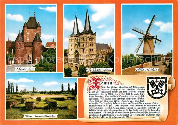 Xanten Muehle Viktorsdom Klever Tor Amphitheater