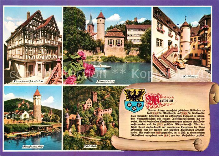 Wertheim Main Rathaus Schloss Kittsteintor