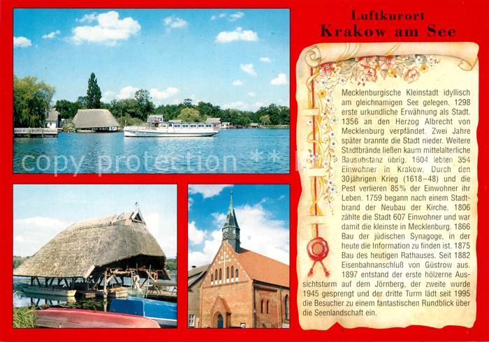 Krakow See Kirche  Hafen