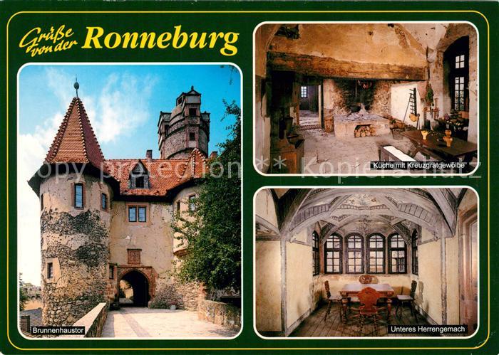 Ronneburg Hessen Burg Kueche Kreuzgratgewoelbe Unteres Herrengemach Brunnenhaust