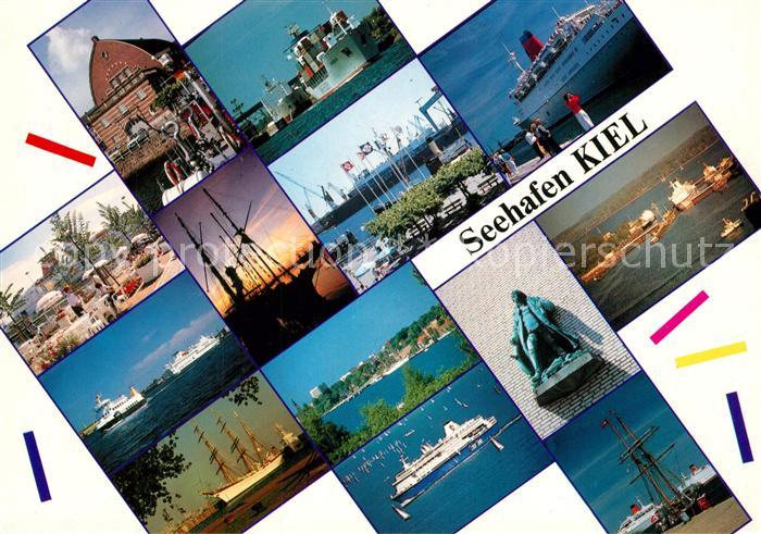 Kiel Hafen Uferpromenade Denkmal