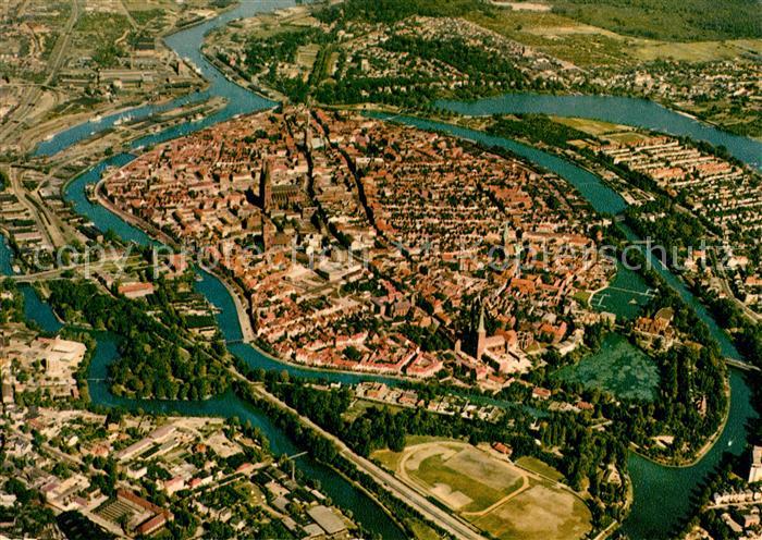 Luebeck Fliegeraufnahme