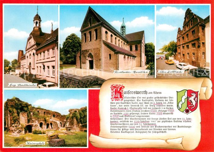 Kaiserswerth Stadtkirche Altes Zollhaus Kaiserpfalz Suitbertus Basilika