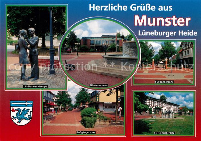 Munster oertze Lilli Marleen Gruppe Gaensebrunnen Fussgaengerzone Fr Heinrich Pl