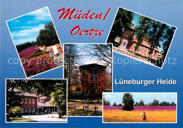 Mueden oertze Lueneburger Heide Teilansichten
