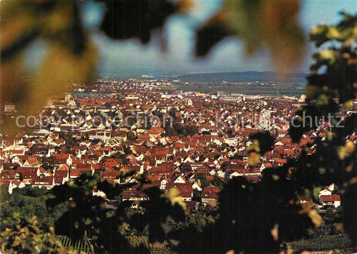 Fellbach Blick vom Kappelberg