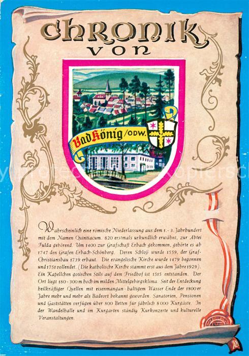 Bad Koenig Odenwald Chronik Stadtbild