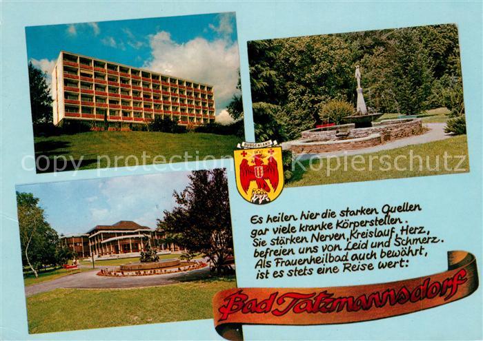 Bad Tatzmannsdorf Burgenland PVA Sonderanstalt Kurmittelhaus mit Jassobrunnen Pa