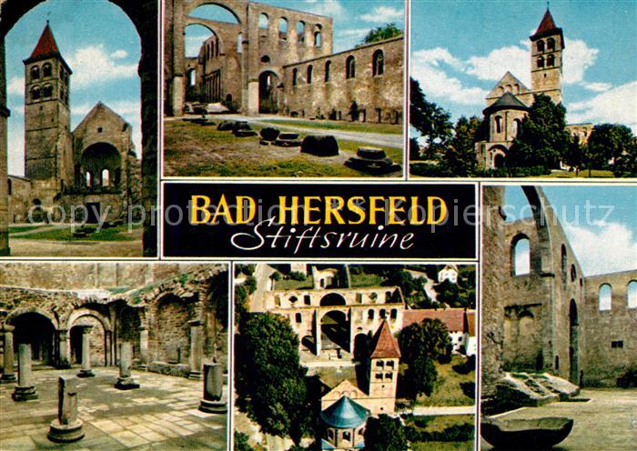 Bad Hersfeld Details der Stiftsruine