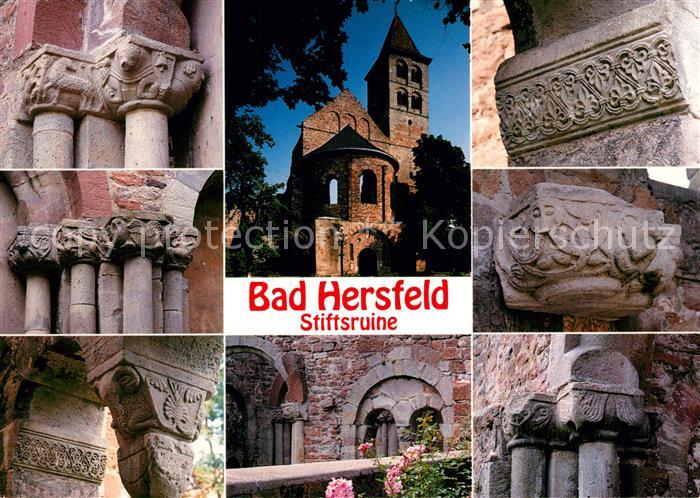 Bad Hersfeld Stiftskirche Ruine Teilansichten