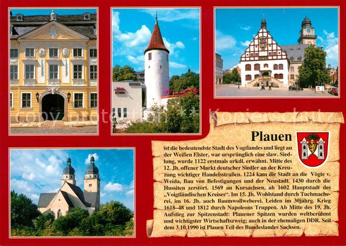 Plauen Vogtland Vogtlandmuseum Nonnenturm Altes Rathaus St Johanniskirche