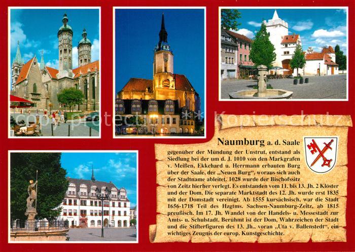 Naumburg Saale Dom St Peter und Paul Wenzelskirche Marientor Rathaus