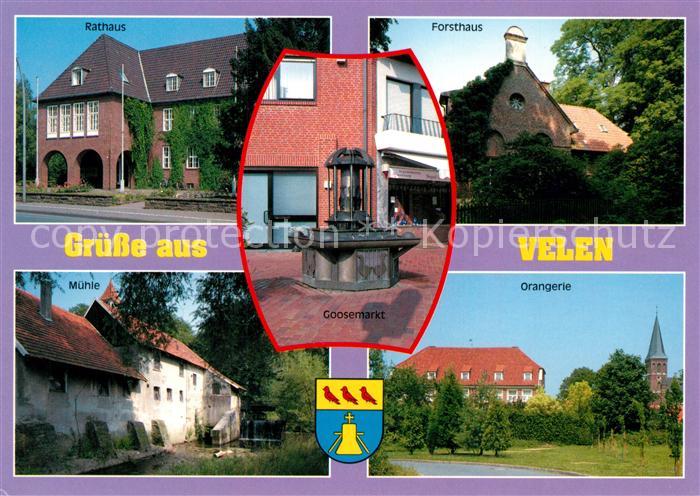 Velen Rathaus Forsthaus Muehle Goosemarkt Orangerie