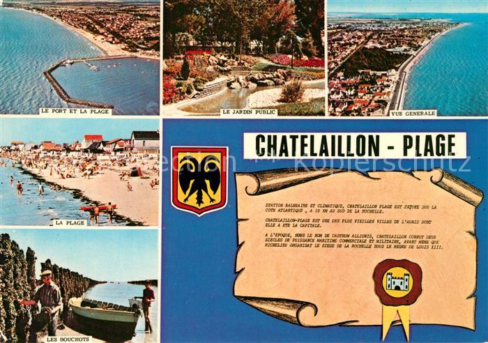 Chatelaillon-Plage Le Port Le jardin public Vue generale L