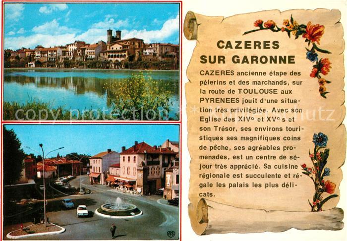 Cazeres Vue panoramique Boulevard Jean Jaures