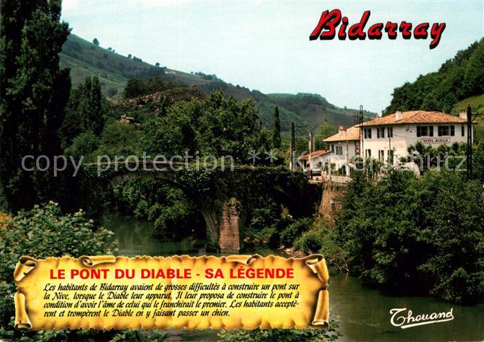 Bidarray Le Pont du Diable  Sa Legende