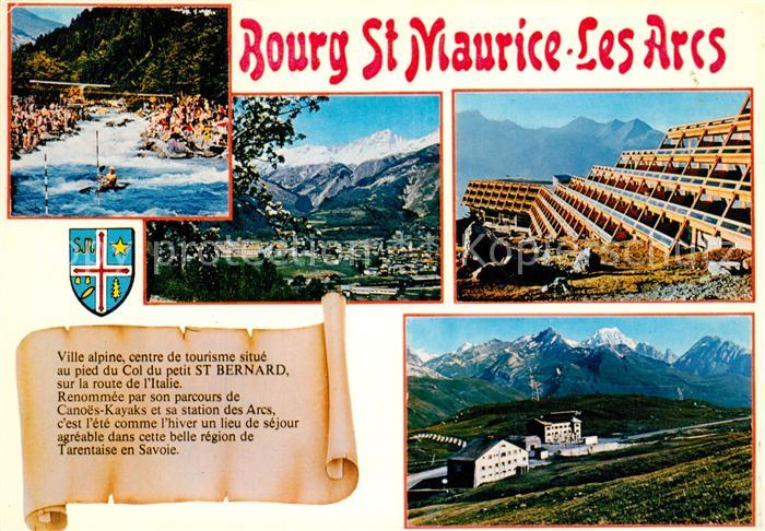 Bourg-Saint-Maurice Les Arcs Ville alpine centre de tourisme situe Col du petit