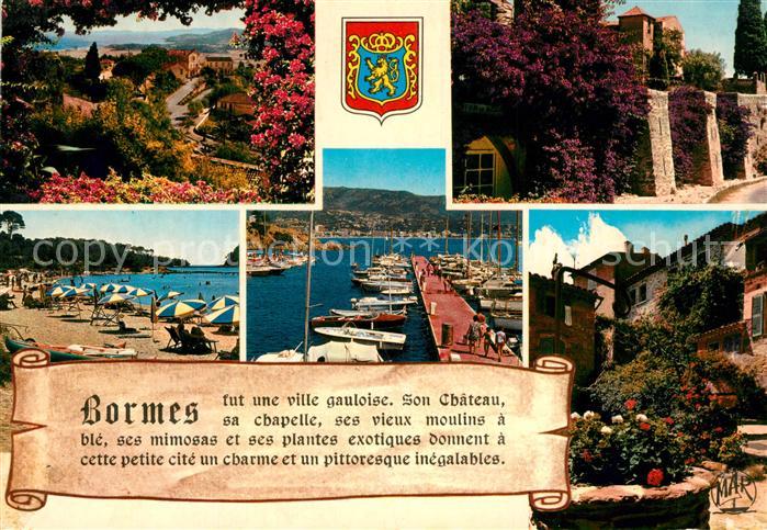 Bormes-les-Mimosas Vue generale Un con pittoresque Le Fort