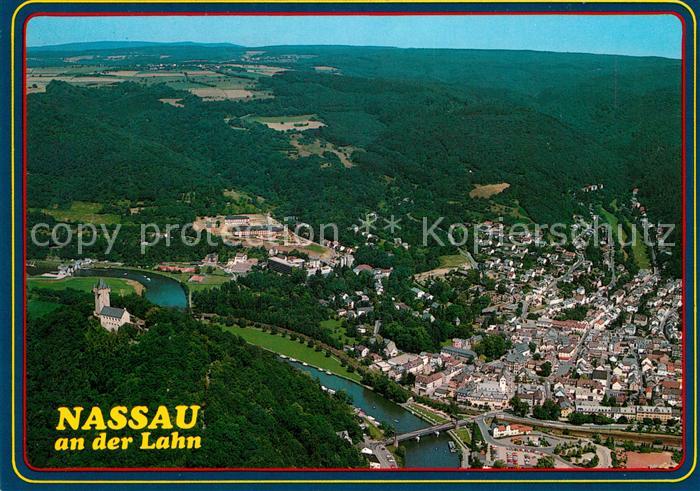 Nassau Bad Lahnpartie Fliegeraufnahme