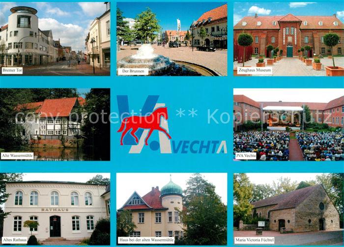 Vechta Bremer Tor Der Brunnen Zeughaus Museum Alte Wassermuehle JVA Altes Rathau