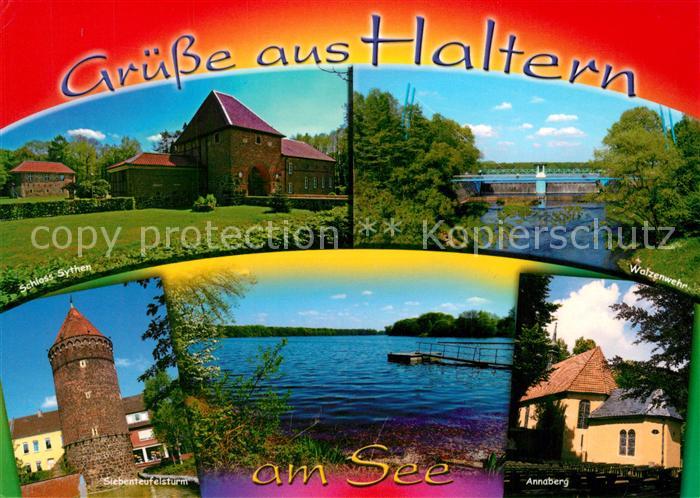 Haltern See Schloss Sythen Walzenwehr Siebenteufelsturm Annaberg