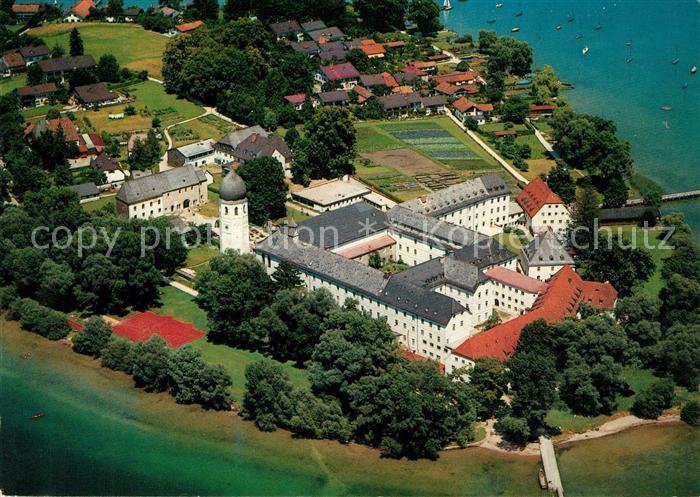 Frauenchiemsee Kloster Fliegeraufnahme