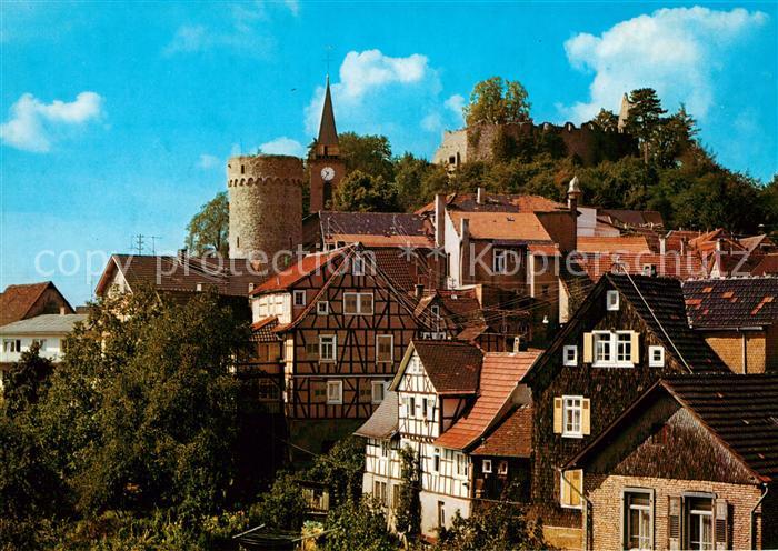 Lindenfels Odenwald Teilansicht Schloss
