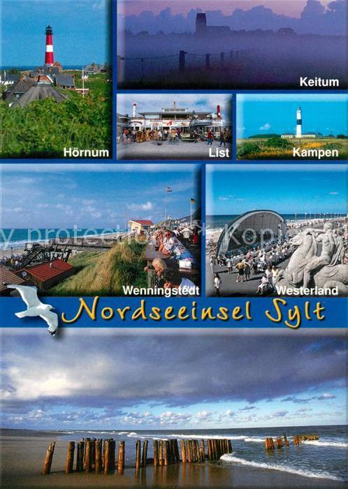 Sylt Hoernum List Keitum Kampen Wenningstedt Westerland Strand