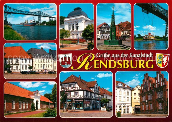 Rendsburg Hochbruecke Nord Ostsee Kanal Ortsmotive