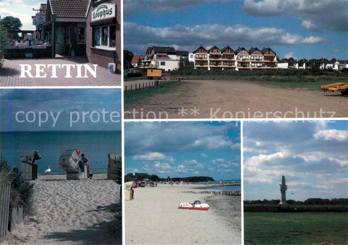 Rettin Koophus Ferienhaeuser Strandpartien Leuchtturm