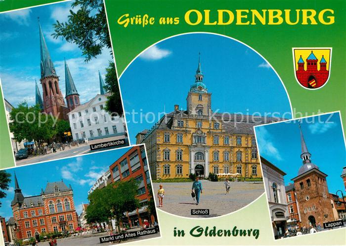 Oldenburg Niedersachsen Lambertikirche Markt Altes Rathaus Schloss Lappan