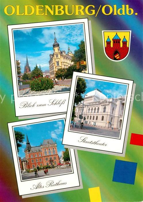 Oldenburg Niedersachsen Schlossblick Staatstheater Altes Rathaus
