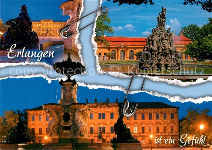 Erlangen Residenzschloss Brunnen