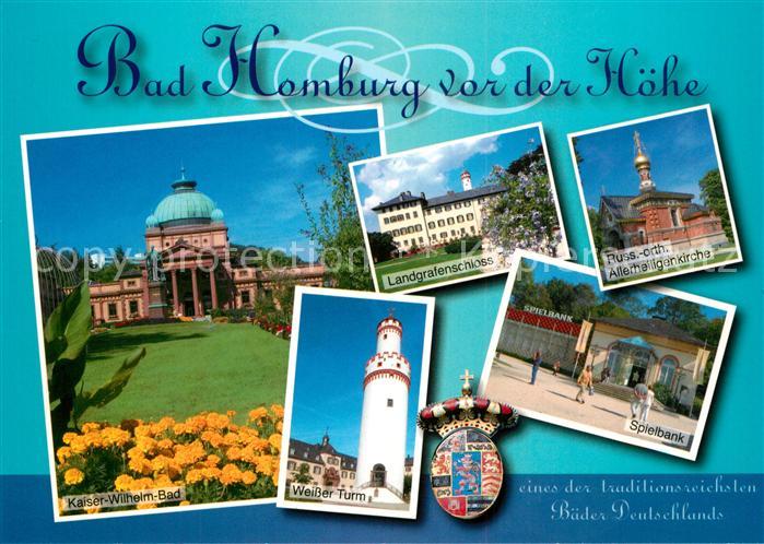 Bad Homburg Kaiser Wilhelm Bad Landgrafenschloss Weisser Turm Allerheiligenkirch