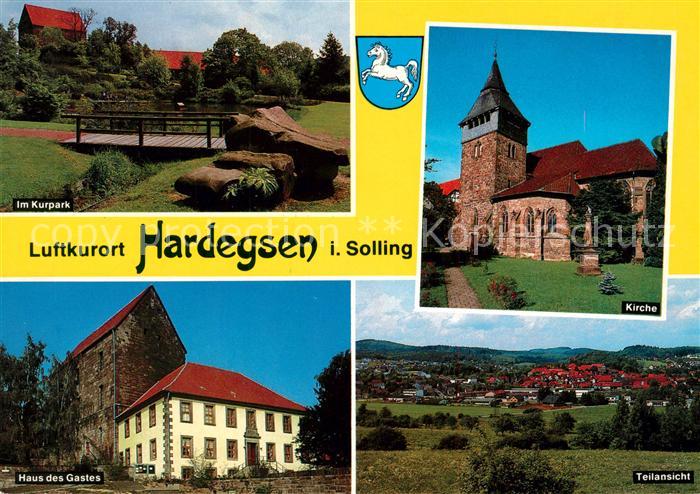 Hardegsen Kurpaark Kirche Haus des Gastes Panorama