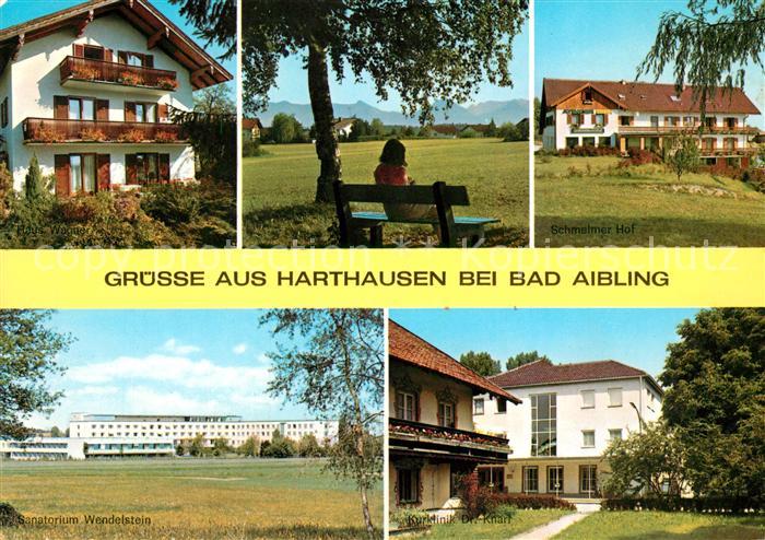 Harthausen Bad Aibling Pension Bank Sanatorium Wendelstein Kurklinik