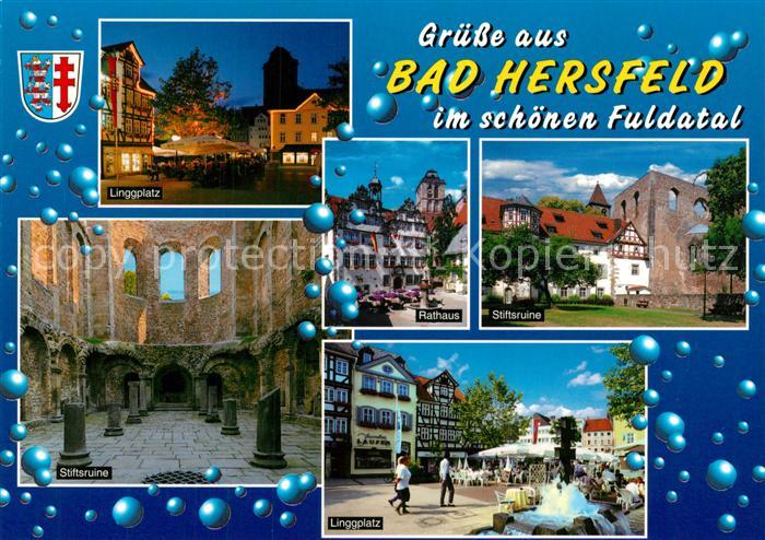 Bad Hersfeld Linggplatz Stiftsruine Rathaus