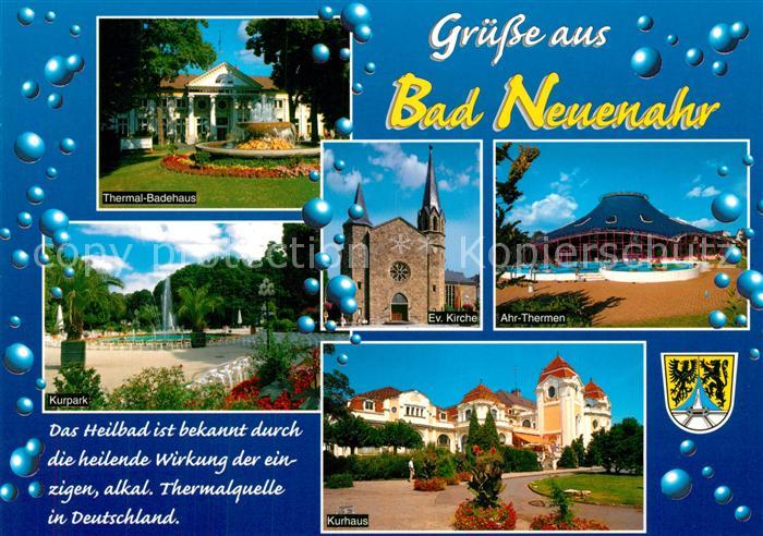 Bad Neuenahr-Ahrweiler Thermal Badehaus Kurpark Ev Kirche Ahr Thermen Kurhaus