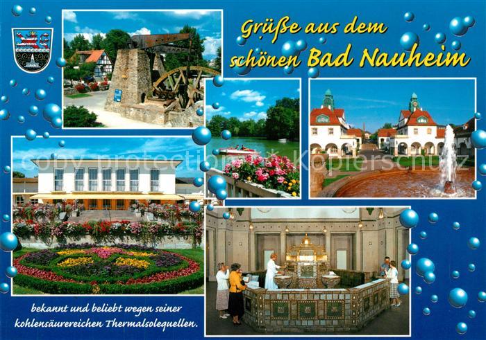 Bad Nauheim Muehlrad Kurhaus Brunnen Trinkhalle