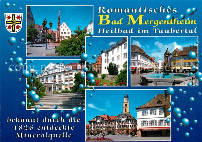 Bad Mergentheim Kurhotel Stadtbrunnen Marktplatz