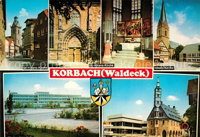 Korbach St Kilians Kirche Nikolai Kirche Klinik Kirche