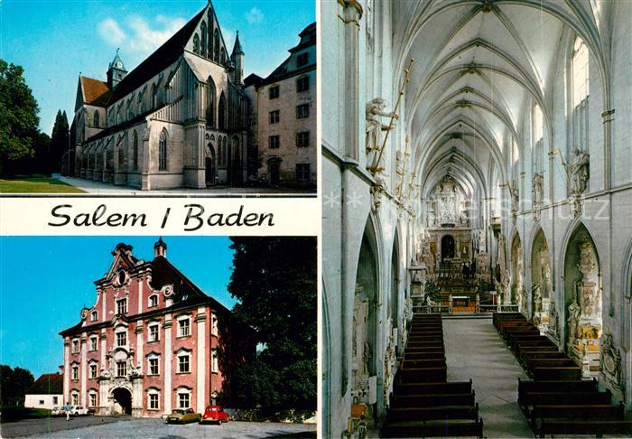 Salem Baden Got Muenster Inneres Barockschloss