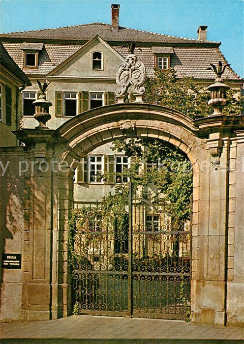 Nuertingen Barockportal der Staatl Ing Schule fuer Landbau